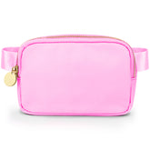 Nylon Belt Bag - Light Pink Fanny Pack For Women - Crossbody Bag Waist Pack Bum Bag